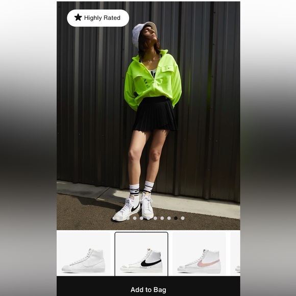 Like New Nike Blazer Mid '77 Style: CZ1055-100 - Picture 6 of 16